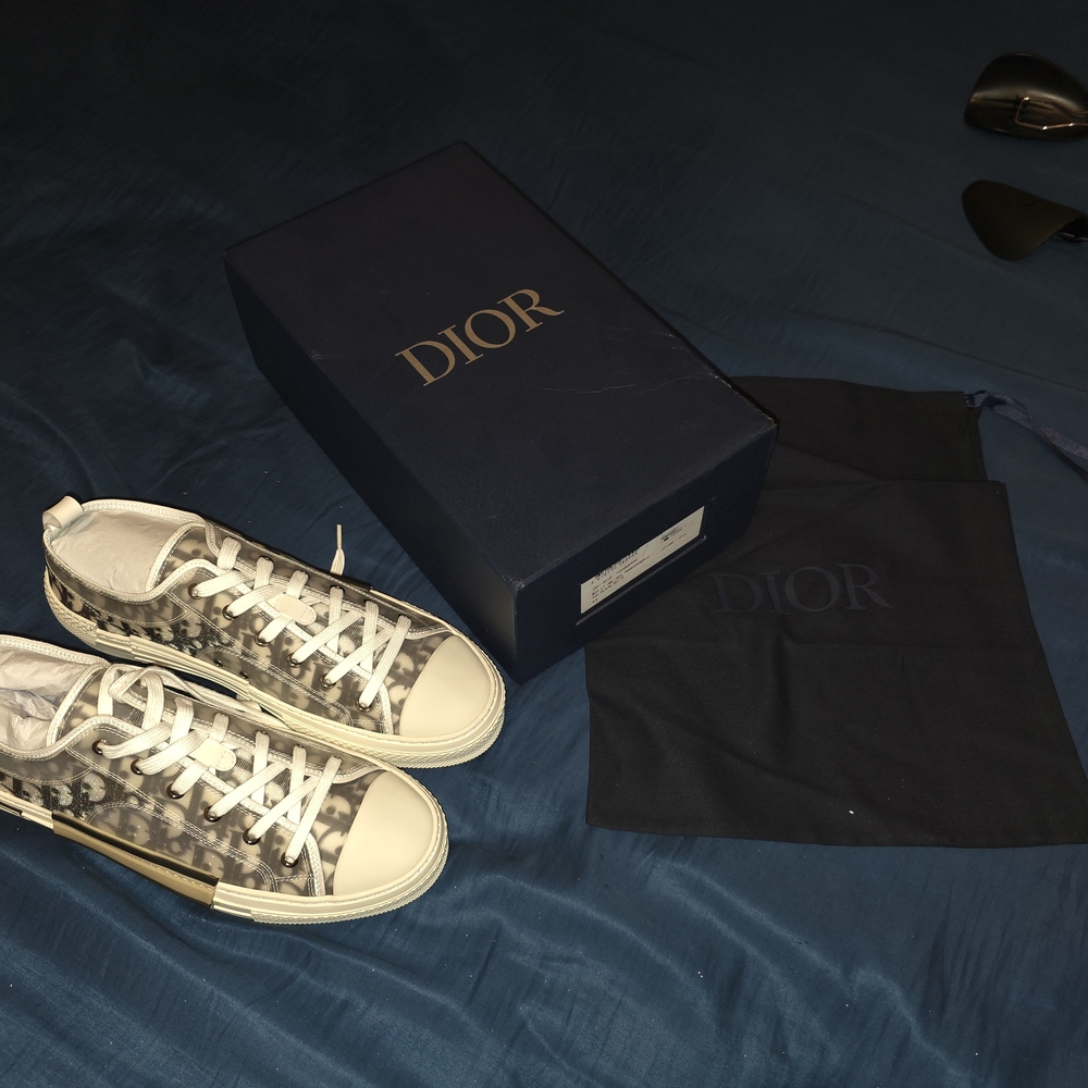 Dior Men's Sneakers - Black and White